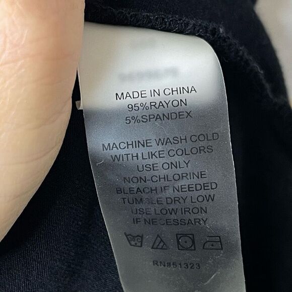 Vince Camuto Jersey Open Front Cardigan (Black) Petite Small - Picture 7 of 7